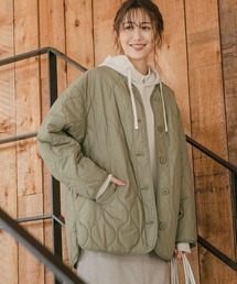 撥水キルティングブルゾン/258866