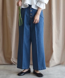 Alley by w closet | 【Alley】ハイウエストコルセットデニムパンツ(デニムパンツ)