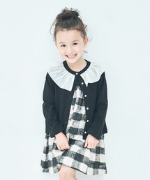 天竺チュールフリルカーディガン