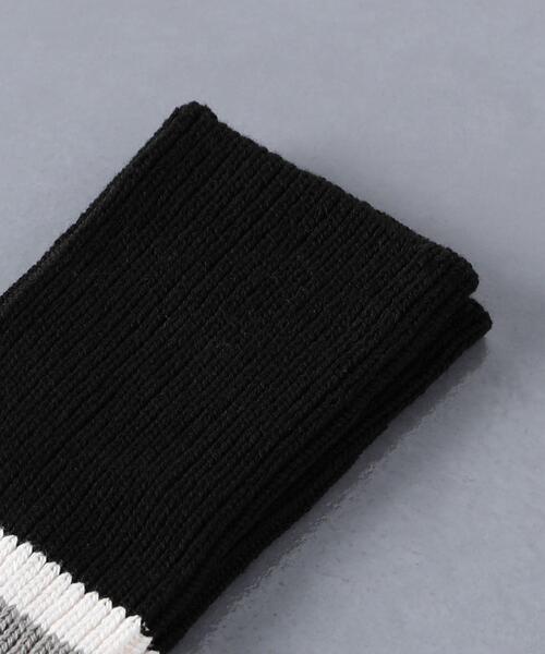 ROTOTO（ロトト）の「＜ROTOTO（ロトト）＞ バイカラーリブ ソックス（ソックス/靴下・メンズ・ライトブルー/ブラック/イエロー/オレンジ・FREE）」の6枚目の写真