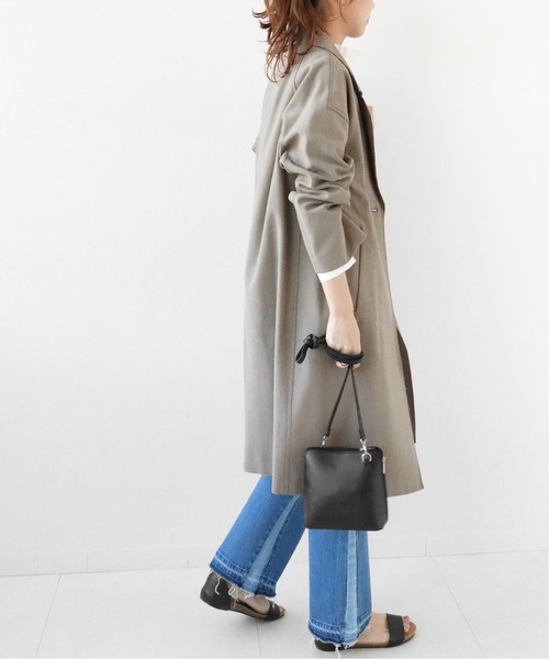 JOURNAL STANDARD relume(ジャーナルスタンダード レリューム)の「カットオフボンディングコート◆(その他アウター・レディース・ベージュ/カーキ・38/36)」の17枚目の写真