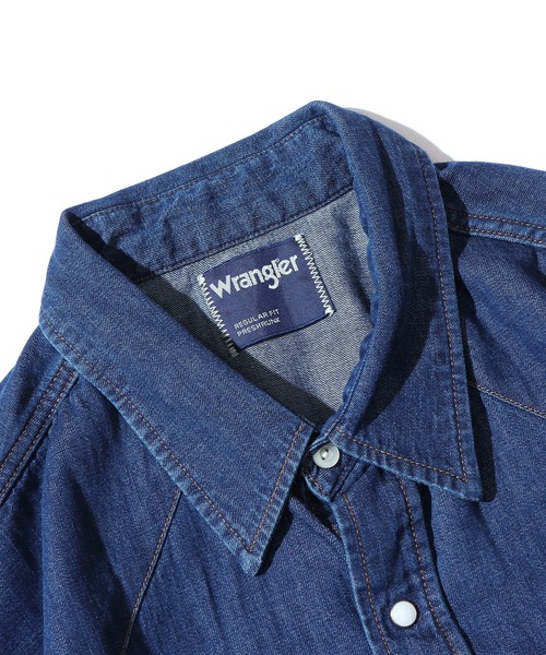 Wrangler デニム長袖シャツ スティーブマックィーン 楽天市場】アメリカ直輸入[Wrangler ラングラー] ウエスタン