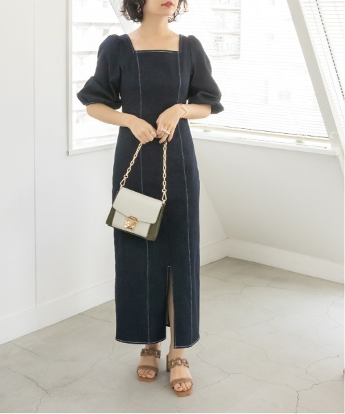 RANDA（ランダ）の「チェーンハンドル2WAYバッグ（ショルダーバッグ・レディース・ブラウン/グリーン/ベージュ/ブラック/ワイン・FREE）」の20枚目の写真