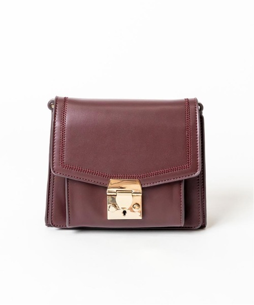 RANDA（ランダ）の「チェーンハンドル2WAYバッグ（ショルダーバッグ・レディース・ブラウン/グリーン/ベージュ/ブラック/ワイン・FREE）」の12枚目の写真