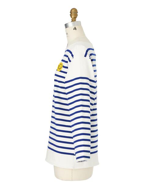 Drawer(ドゥロワー)の「<PHILOSOPHY DI LORENZO SERAFINI(フィロソフィ デイ ロレンツォ セラフィニ)> SMILEY TOP(Tシャツ/カットソー・レディース・ロイヤルブルー・S)」の2枚目の写真