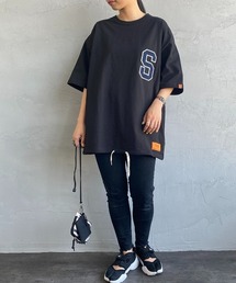 [UNIVERSAL OVERALL/ユニバーサルオーバーオール] 別注  ショートスリーブスタジャンTシャツ