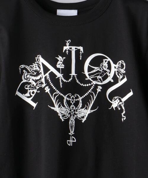 Patou（パトゥ）の「＜Patou（パトゥ）＞STORIES TALES Tシャツ ■■■（Tシャツ/カットソー・レディース・ホワイト/ブラック・S）」の7枚目の写真