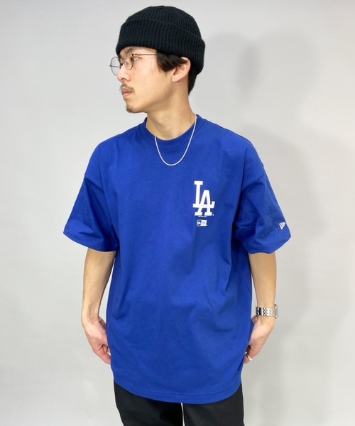 【ムラサキスポーツ別注】NEWERA/ニューエラMLBビッグシルエットバックプリントTシャツ13290075/13290076/13290077/13290078