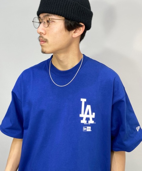 【ムラサキスポーツ別注】NEWERA/ニューエラMLBビッグシルエットバックプリントTシャツ13290075/13290076/13290077/13290078