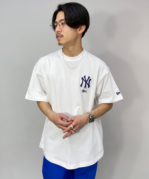【ムラサキスポーツ別注】NEWERA/ニューエラMLBビッグシルエットバックプリントTシャツ13290075/13290076/13290077/13290078