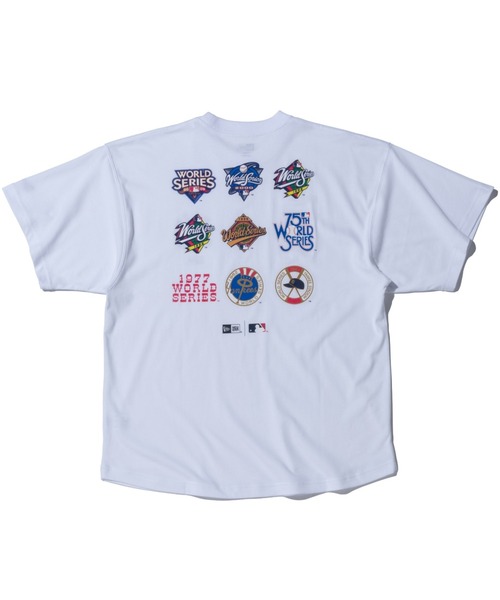 【ムラサキスポーツ別注】NEWERA/ニューエラMLBビッグシルエットバックプリントTシャツ13290075/13290076/13290077/13290078