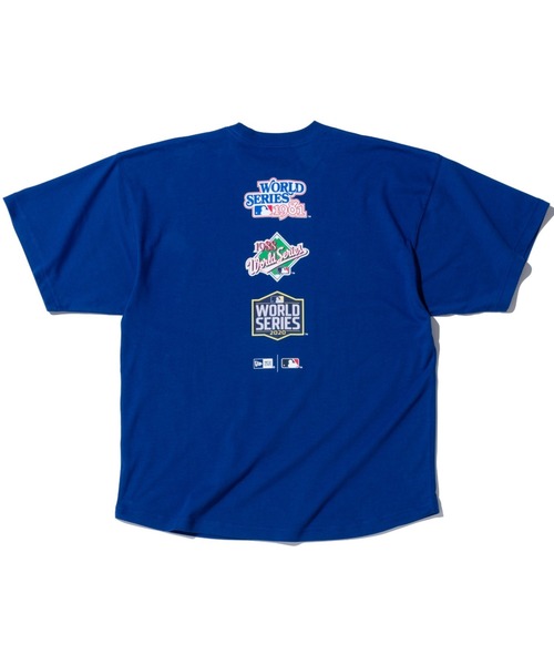 【ムラサキスポーツ別注】NEWERA/ニューエラMLBビッグシルエットバックプリントTシャツ13290075/13290076/13290077/13290078