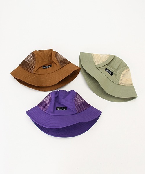 b・ROOM（ビールーム）の「サイドメッシュハット（ハット・キッズ・パープル/ライトカーキ/キャメル・52cm/50cm/54cm）」の19枚目の写真