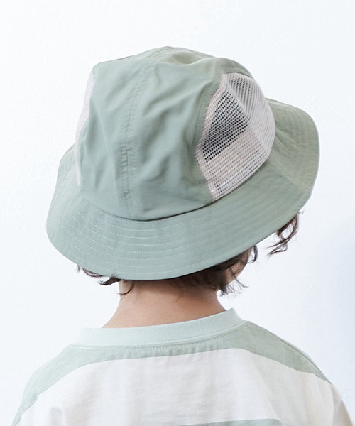 b・ROOM（ビールーム）の「サイドメッシュハット（ハット・キッズ・パープル/ライトカーキ/キャメル・52cm/50cm/54cm）」の11枚目の写真