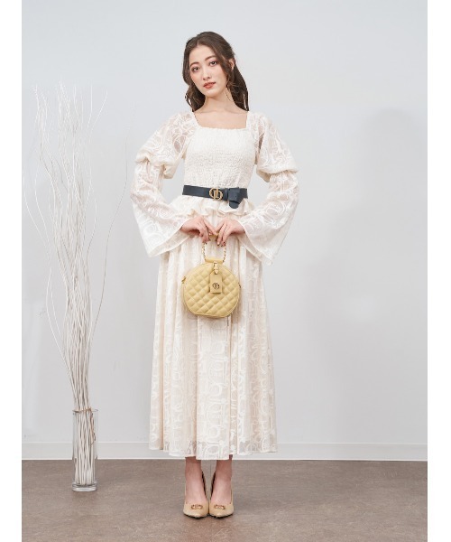Darich（ダーリッチ）の「Darlingレースシャーリングトップス