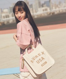 MILKFED. | 【AVIREX × MILKFED.】ショルダートート バッグ / SHOULDER TOTE BAG / アヴィレックス / ミルクフェド(ショルダーバッグ)