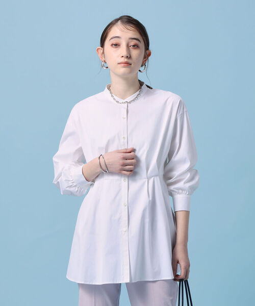 NOLLEY’S(ノーリーズ)の「ぺプラムシャツ(シャツ/ブラウス・レディース・ホワイト/ブラック・38)」の15枚目の写真
