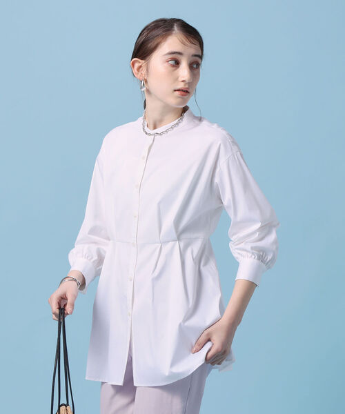 NOLLEY’S(ノーリーズ)の「ぺプラムシャツ(シャツ/ブラウス・レディース・ホワイト/ブラック・38)」の17枚目の写真