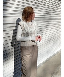 ENVYM | スリーブカットＴＯＰＳ(Tシャツ/カットソー)