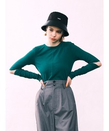 ENVYM | スリーブカットＴＯＰＳ(Tシャツ/カットソー)