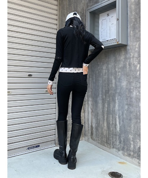 ENVYM(アンビー)の「スリーブカットTOPS(Tシャツ/カットソー・レディース・グリーン/ホワイト/ブラック・FREE)」の19枚目の写真