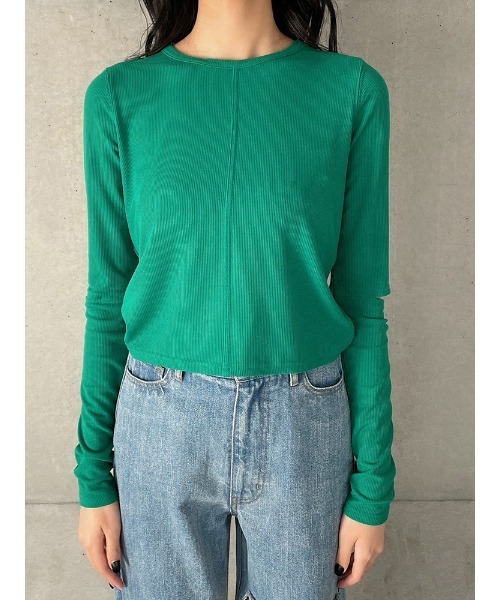 ENVYM(アンビー)の「スリーブカットTOPS(Tシャツ/カットソー・レディース・グリーン/ホワイト/ブラック・FREE)」の20枚目の写真