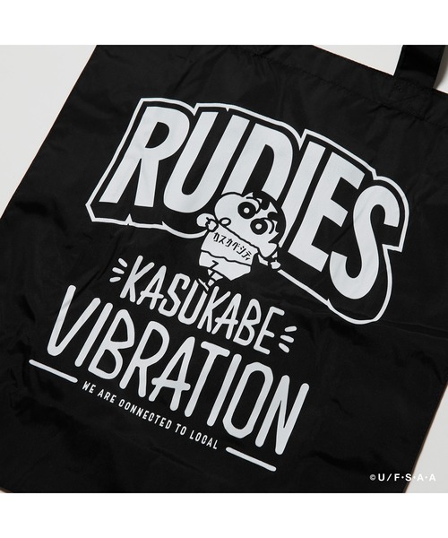 RUDIE'S(ルーディーズ)の「RUDIE'S x CRAYON SHINCHAN KASUKABE VIBRATION SHOPPINGBAG / ルーディーズ × クレヨンしんちゃん カスカベ バイブレーション ショッピング バッグ(エコバッグ/サブバッグ・メンズ・ブラック/レッド/グリーン系1・FREE)」の11枚目の写真