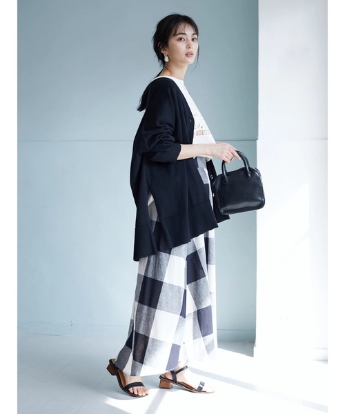 CRAFT STANDARD BOUTIQUE（クラフトスタンダードブティック）の「【ウォッシャブル】Vネックカーディガン　＊◆（カーディガン/ボレロ・レディース・ブラック/ブルー/ベージュ・FREE）」の18枚目の写真