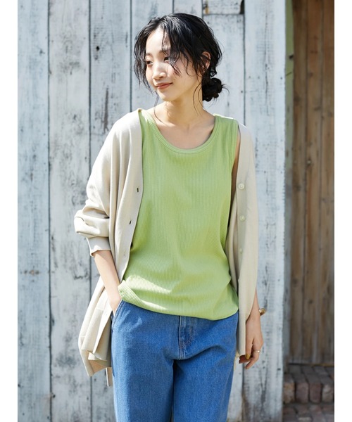 CRAFT STANDARD BOUTIQUE（クラフトスタンダードブティック）の「【ウォッシャブル】Vネックカーディガン　＊◆（カーディガン/ボレロ・レディース・ブラック/ブルー/ベージュ・FREE）」の20枚目の写真