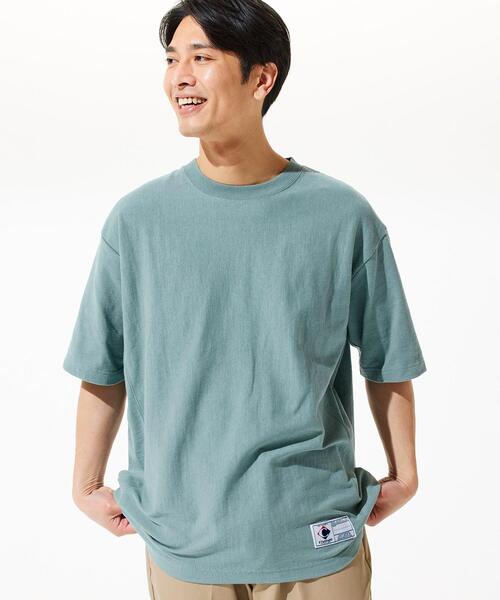 coen（コーエン）の「ヘビーウェイトスラブTシャツ（Tシャツ/カットソー・メンズ・ネイビー/ブラック/ホワイト/グレー/ライム/ピンク・SMALL/MEDIUM/X-LARGE/LARGE）」の22枚目の写真