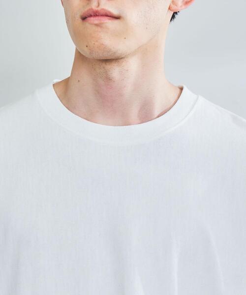 coen（コーエン）の「ヘビーウェイトスラブTシャツ（Tシャツ/カットソー・メンズ・ネイビー/ブラック/ホワイト/グレー/ライム/ピンク・SMALL/MEDIUM/X-LARGE/LARGE）」の9枚目の写真