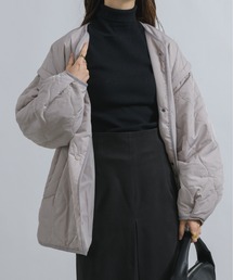 NEUNA | 【袖部分取り外し可能でベストとしても使える！】【薄手素材で長い季節着用できる】2wayキルティングアウター(ブルゾン)