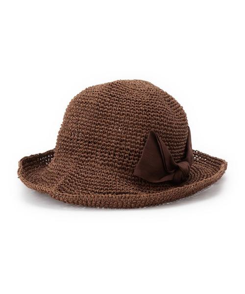Another Edition(アナザーエディション)の「リボンハット/AE RBN HAT(ハット・レディース・ブラウン/ナチュラル・フリー)」の9枚目の写真
