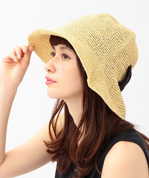 Another Edition(アナザーエディション)の「リボンハット/AE RBN HAT(ハット・レディース・ブラウン/ナチュラル・フリー)」の10枚目の写真