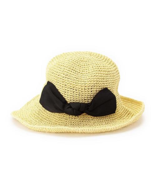 Another Edition(アナザーエディション)の「リボンハット/AE RBN HAT(ハット・レディース・ブラウン/ナチュラル・フリー)」の3枚目の写真