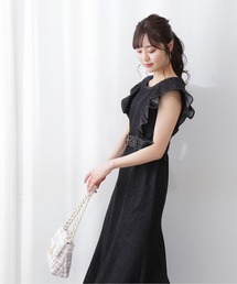 PROPORTION BODY DRESSING | 【美人百花6月号タイアップ商品】デニムマーメイドワンピース / 1212140501(ワンピース)