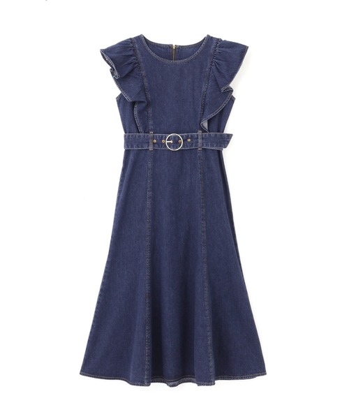 PROPORTION BODY DRESSING（プロポーションボディドレッシング）の「【美人百花6月号タイアップ商品】デニムマーメイドワンピース / 1212140501（ワンピース・レディース・ダークネイビー/ブラック・MEDIUM/SMALL）」の19枚目の写真