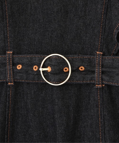 PROPORTION BODY DRESSING（プロポーションボディドレッシング）の「【美人百花6月号タイアップ商品】デニムマーメイドワンピース / 1212140501（ワンピース・レディース・ダークネイビー/ブラック・MEDIUM/SMALL）」の14枚目の写真