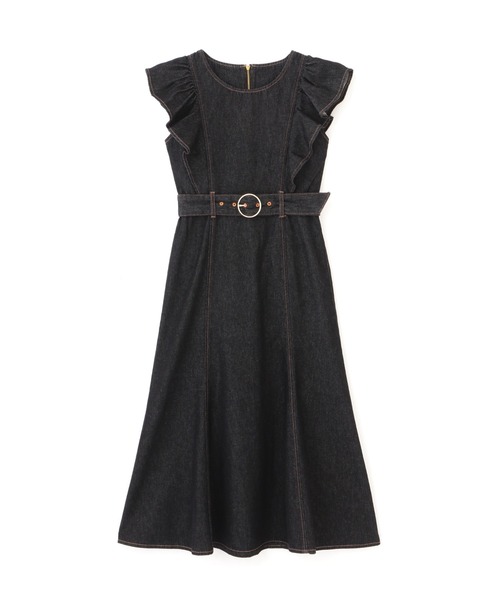 PROPORTION BODY DRESSING（プロポーションボディドレッシング）の「【美人百花6月号タイアップ商品】デニムマーメイドワンピース / 1212140501（ワンピース・レディース・ダークネイビー/ブラック・MEDIUM/SMALL）」の10枚目の写真