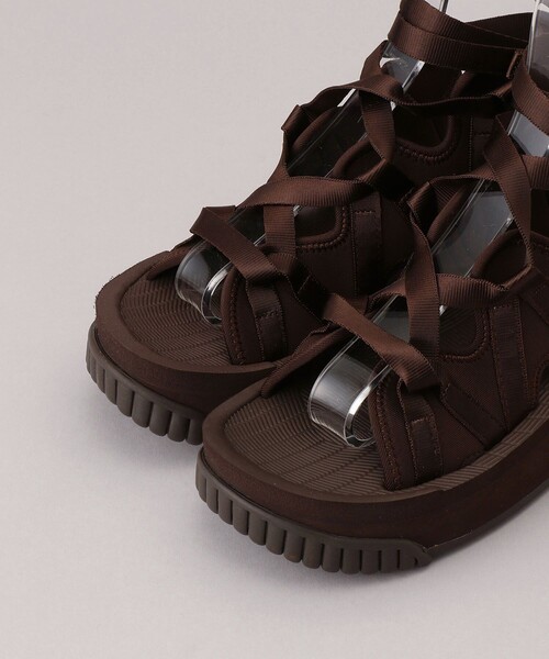 FREAK'S STORE（フリークスストア）の「SHAKA × FREAK'S STORE/シャカ 別注 NADEL PLATFORM/別注ナデルプラットフォーム（サンダル・レディース・ブラック/ブラウン・6/5）」の9枚目の写真