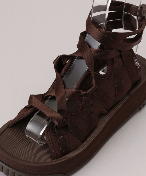 FREAK'S STORE（フリークスストア）の「SHAKA × FREAK'S STORE/シャカ 別注 NADEL PLATFORM/別注ナデルプラットフォーム（サンダル・レディース・ブラック/ブラウン・6/5）」の10枚目の写真