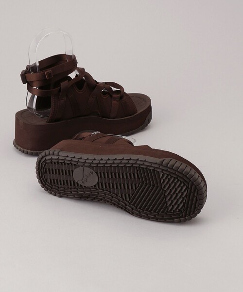 FREAK'S STORE（フリークスストア）の「SHAKA × FREAK'S STORE/シャカ 別注 NADEL PLATFORM/別注ナデルプラットフォーム（サンダル・レディース・ブラック/ブラウン・6/5）」の13枚目の写真