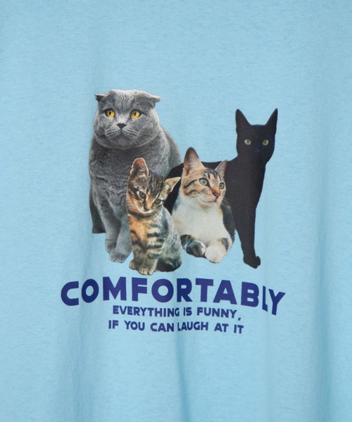 WEGO（ウィゴー）の「WEGO/アニマルプリントBIGT（Tシャツ/カットソー・レディース・ホワイト/サックスブルー/ホワイト系その他・MEDIUM/SMALL）」の21枚目の写真