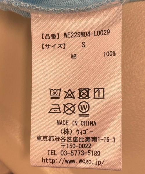 WEGO（ウィゴー）の「WEGO/アニマルプリントBIGT（Tシャツ/カットソー・レディース・ホワイト/サックスブルー/ホワイト系その他・MEDIUM/SMALL）」の12枚目の写真