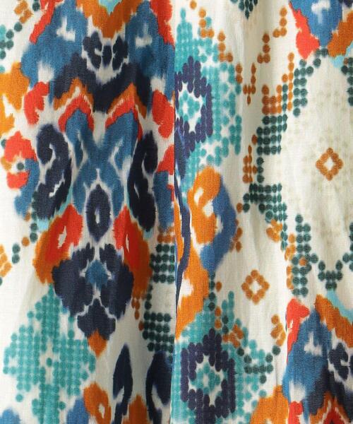 BEAUTY&YOUTH UNITED ARROWS(ビューティーアンドユースユナイテッドアローズ)の「エスニックプリント フレアマキシスカート -ウォッシャブル-(スカート・レディース・ターコイズブルー/イエロー・S/M)」の15枚目の写真