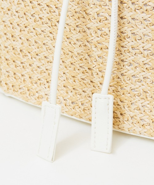 LOWELL things（ロウェル　シングス）の「●【WEB限定】メッシュショルダーBAG（ショルダーバッグ・レディース・ホワイト/グリーン/ブラウン・フリー）」の15枚目の写真