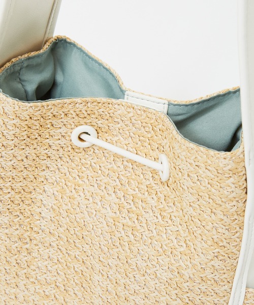 LOWELL things（ロウェル　シングス）の「●【WEB限定】メッシュショルダーBAG（ショルダーバッグ・レディース・ホワイト/グリーン/ブラウン・フリー）」の22枚目の写真