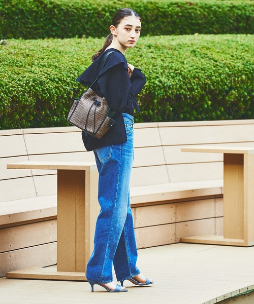 LOWELL things（ロウェル　シングス）の「●【WEB限定】メッシュショルダーBAG（ショルダーバッグ・レディース・ホワイト/グリーン/ブラウン・フリー）」の6枚目の写真