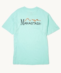 MANASTASH | 【直営店限定】MANASTASH N.A.U/マナスタッシュエヌエーユー　DIDITAL MOUNTAIN LOGO TEE デジタルマウンテンロゴティー(Tシャツ/カットソー)