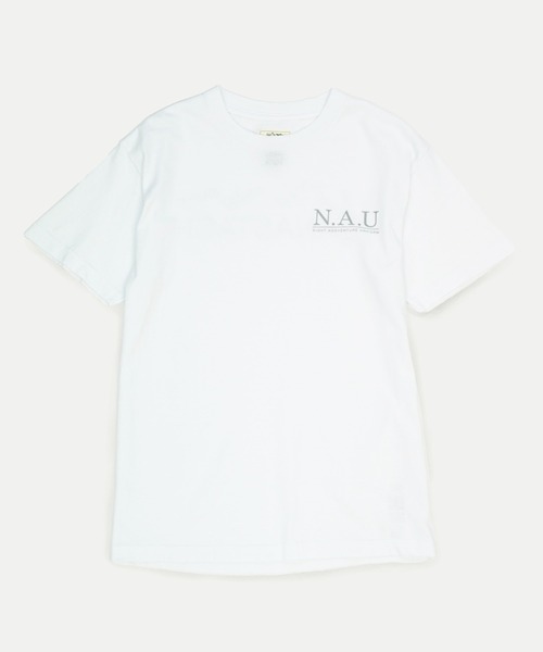 MANASTASH（マナスタッシュ）の「【直営店限定】MANASTASH N.A.U/マナスタッシュエヌエーユー　DIDITAL MOUNTAIN LOGO TEE デジタルマウンテンロゴティー（Tシャツ/カットソー・メンズ・ホワイト/ブラック/ターコイズブルー・MEDIUM/LARGE/X-LARGE）」の13枚目の写真